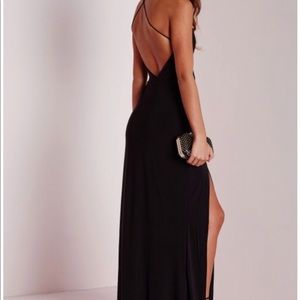 Miss guided black dress